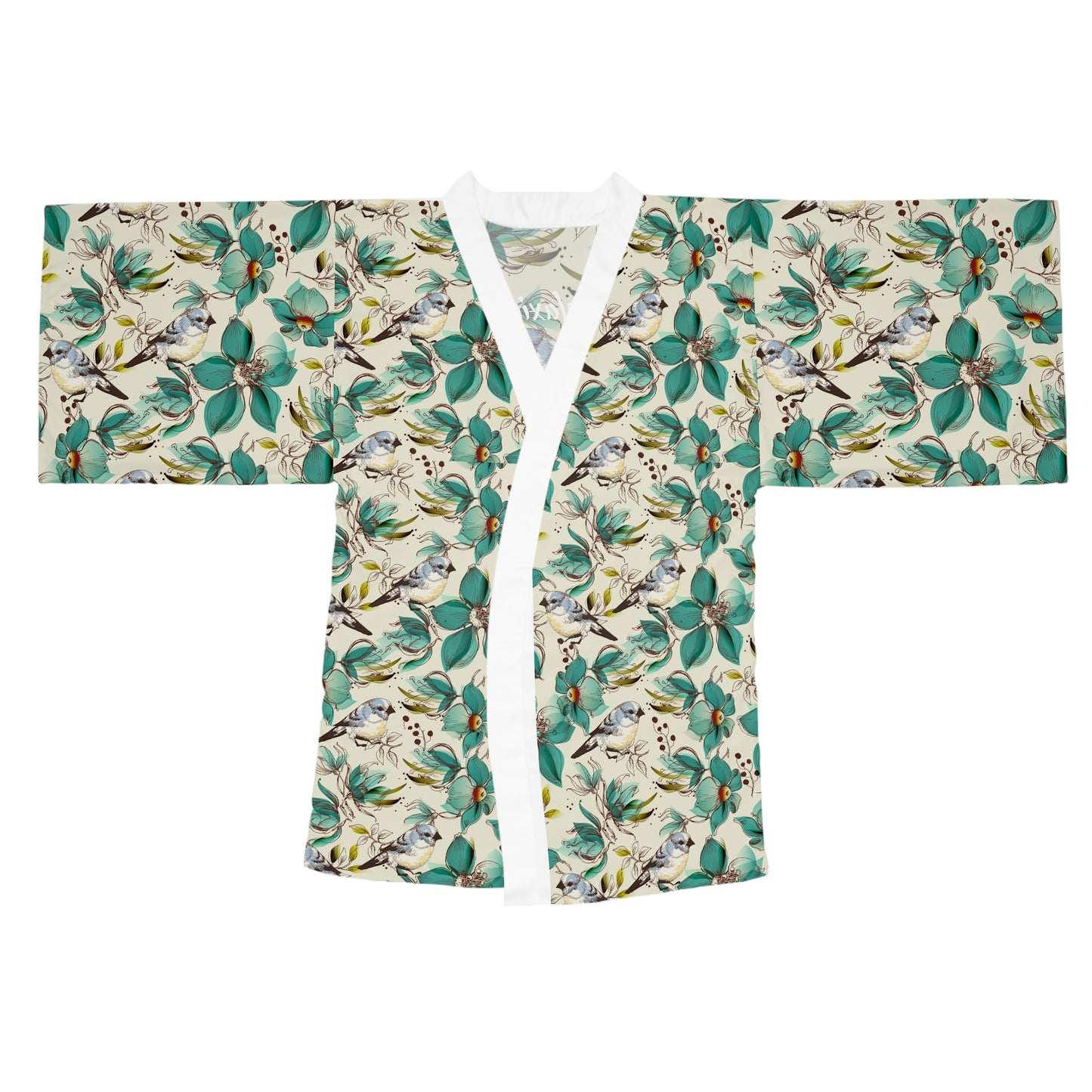 Floral Long Sleeve Kimono Robe – Relaxing Home Wear for Cozy Evenings