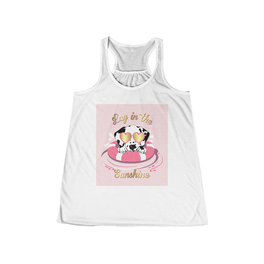 Women's Flowy Racerback Tank - Comfortable and Stylish Summer Top