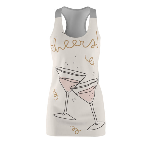 Cheers! Women's Racerback Dress – Perfect for Parties & Celebrations